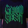 Load image into Gallery viewer, The Silk Pump Slaedur GrimmGreen Script Shirt Limited Edition
